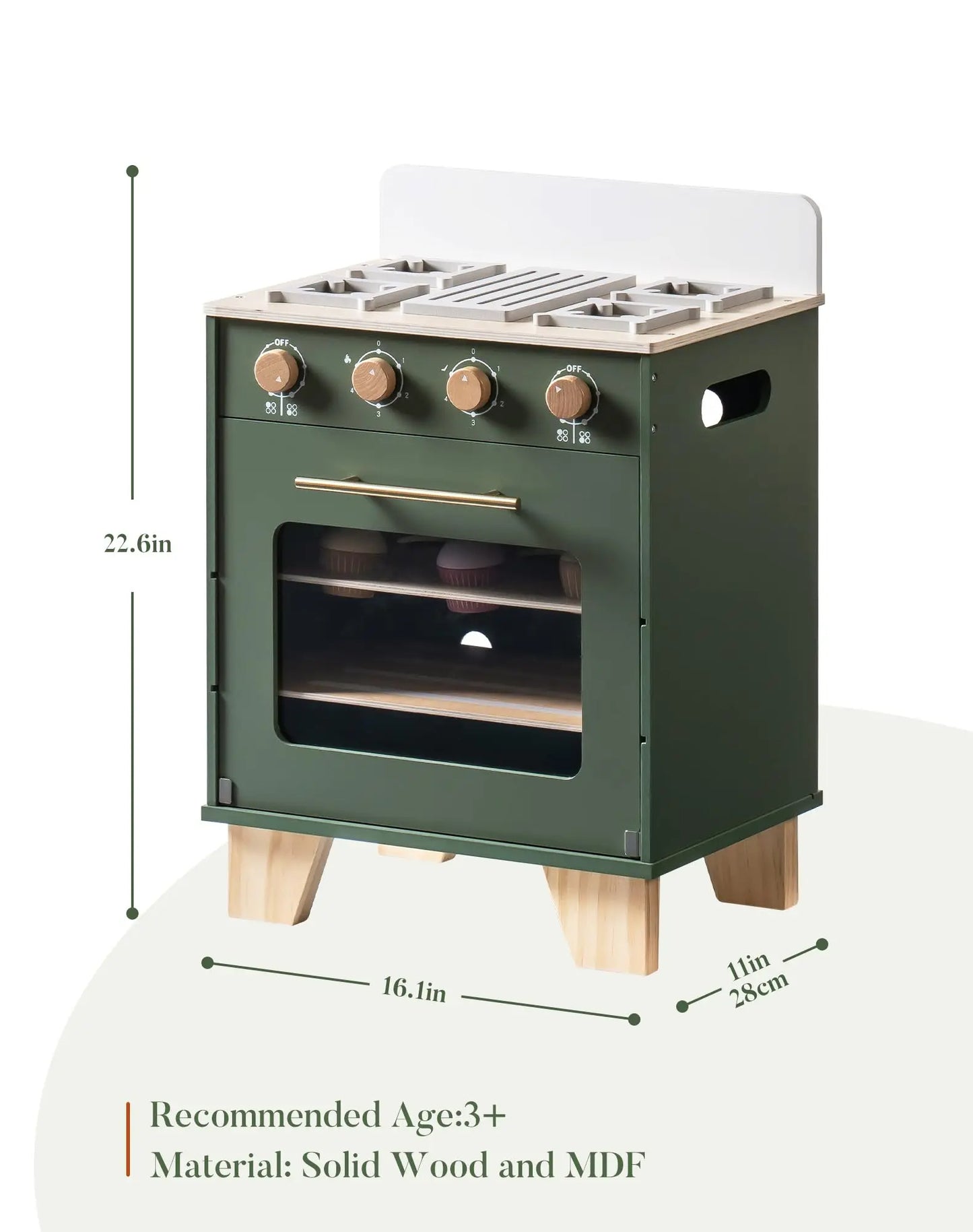 Wooden Gas Stove