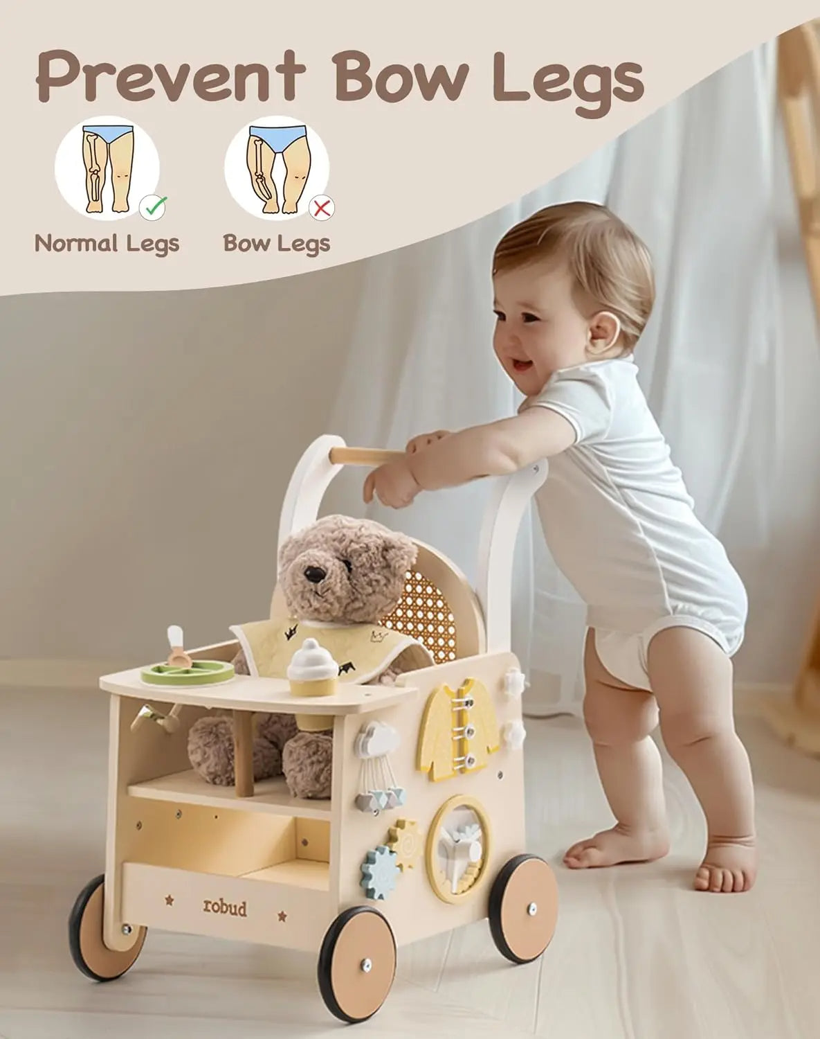 Wooden Baby Walker
