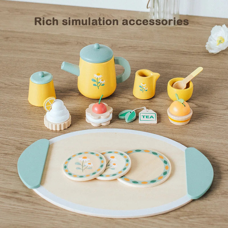 Children’s Wooden Royal Afternoon Tea Playset
