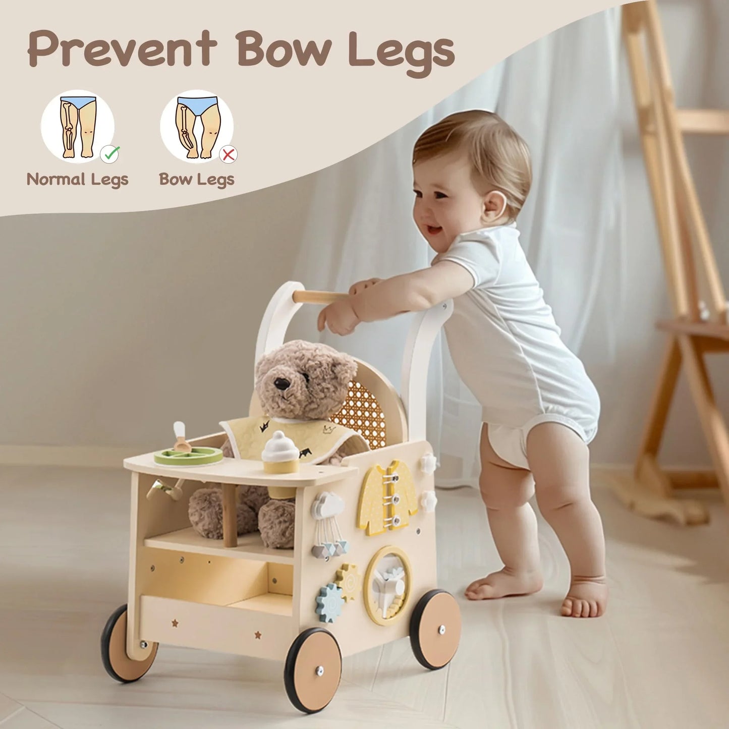 Wooden Baby Walker