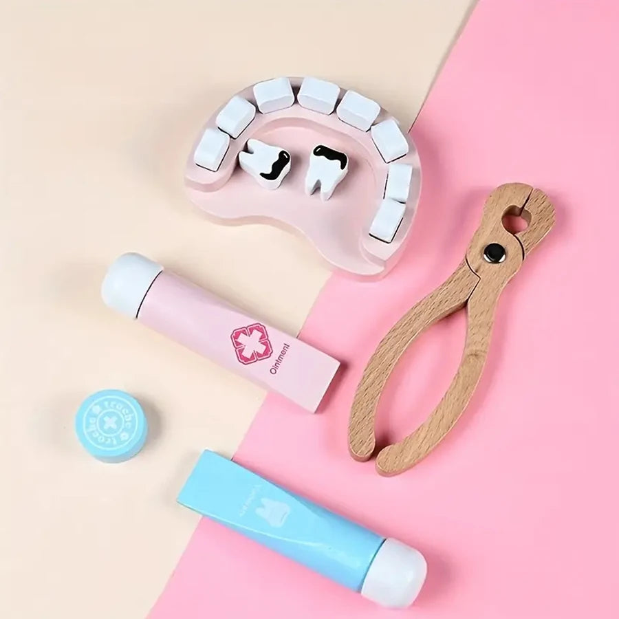 Children's Wooden Doctor's Kit