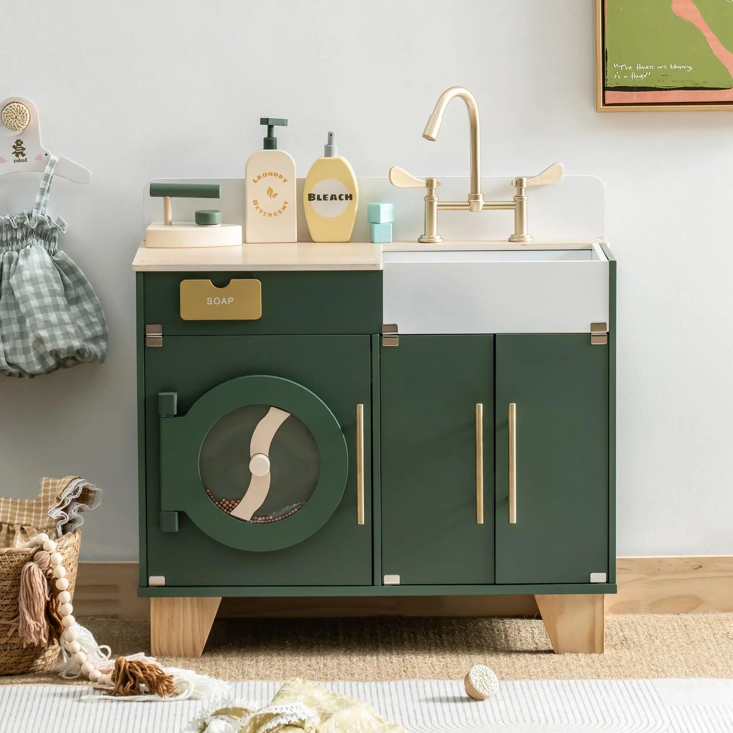 Wooden Washing Machine Toy