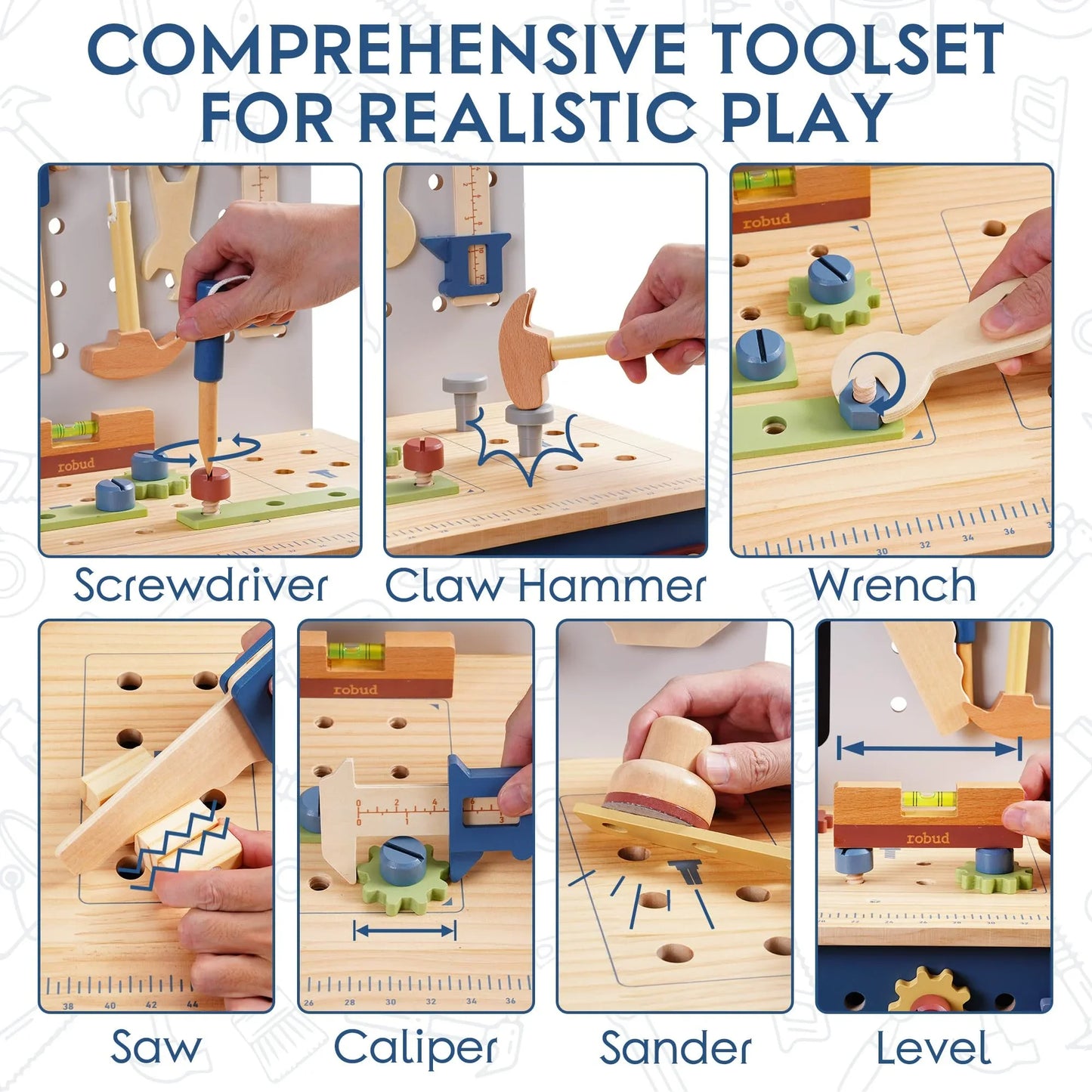 Wooden Tool Workbench