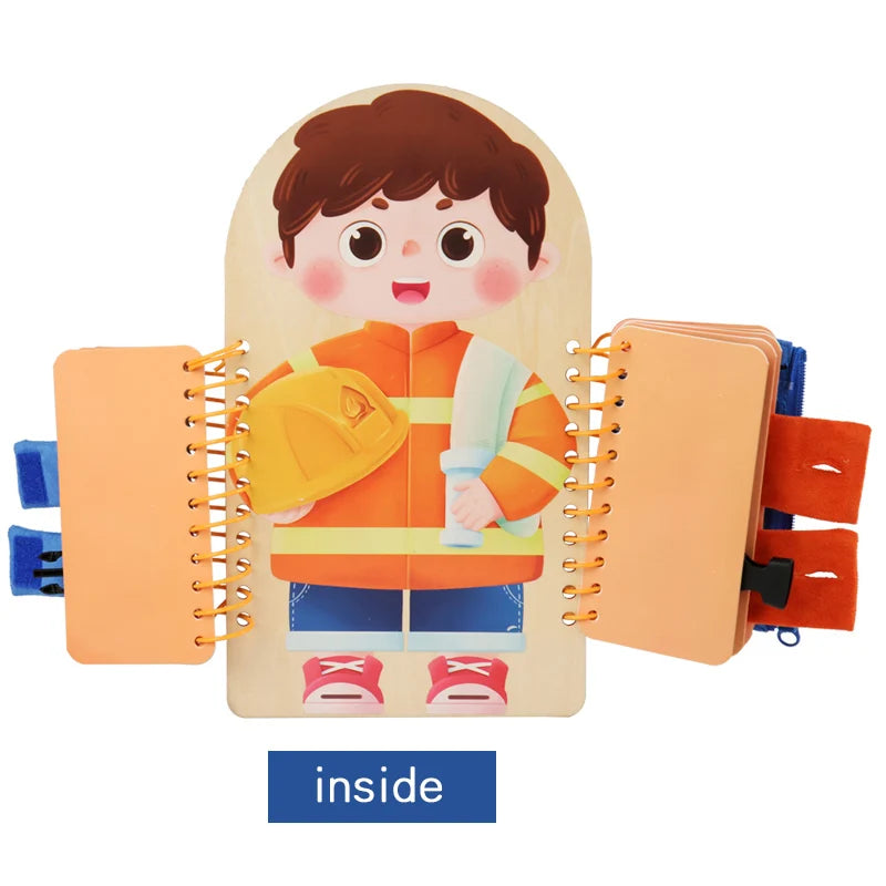 Wooden Busy Board Multi-layer For Children..