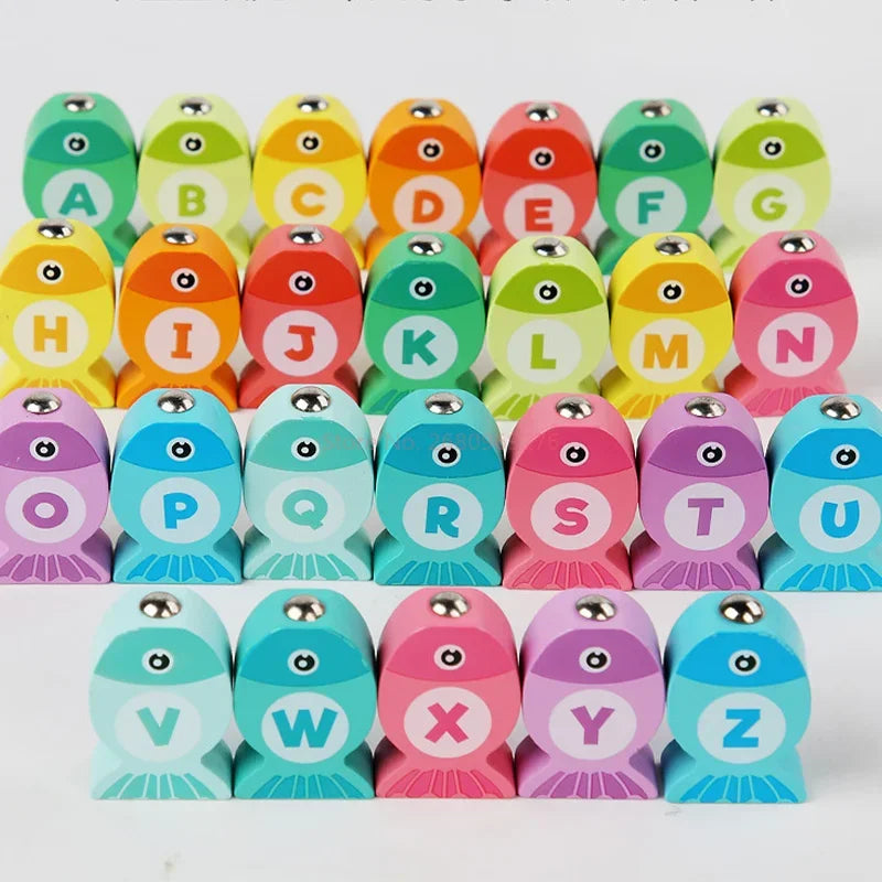 Wooden Children Fishing Toys Baby